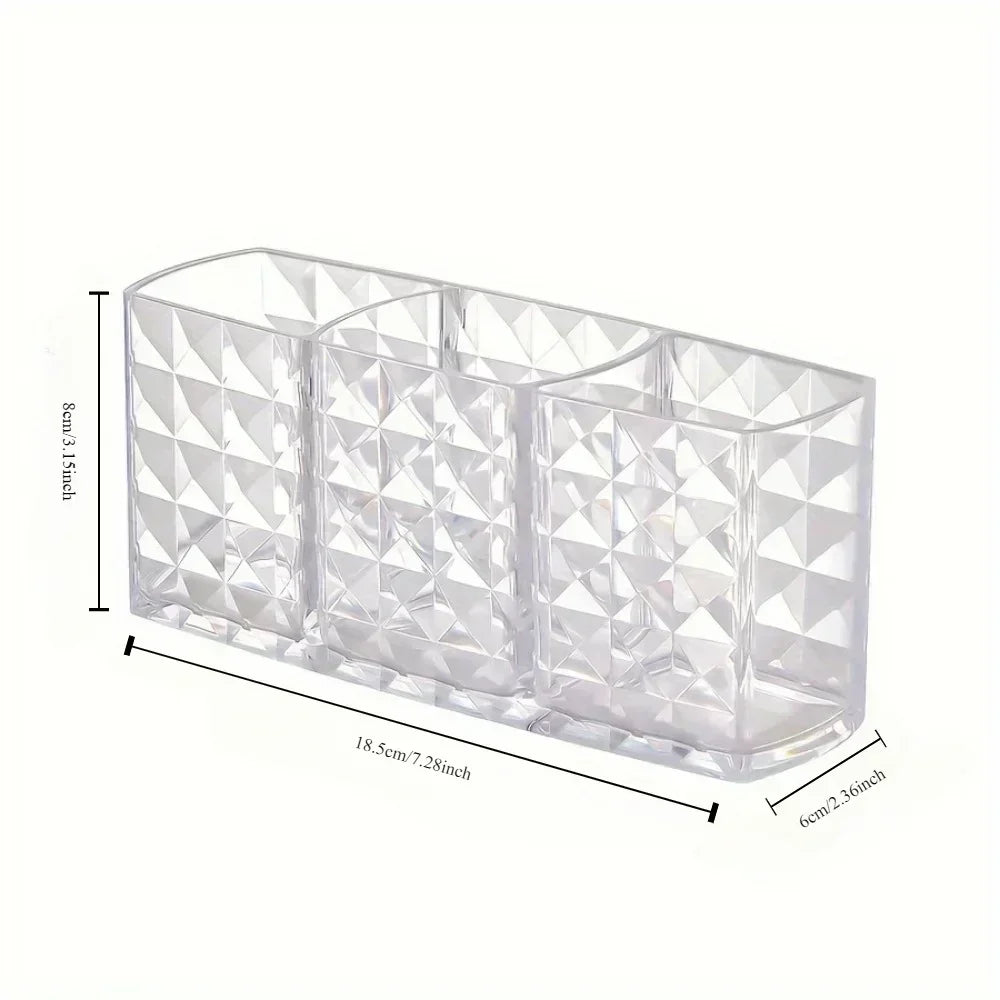 Crystal-Clear Acrylic Makeup Organizer