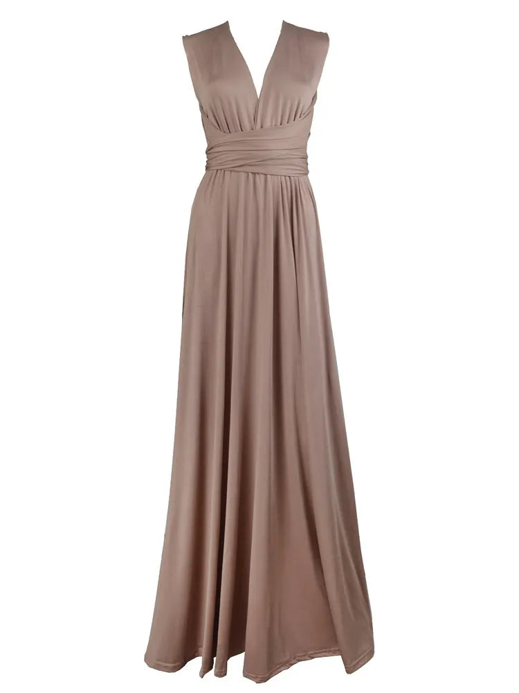 Marzella Multiway Maxi Dress – Tie Wrap Bridesmaid and Formal Occasion Gown in Multiple Colours