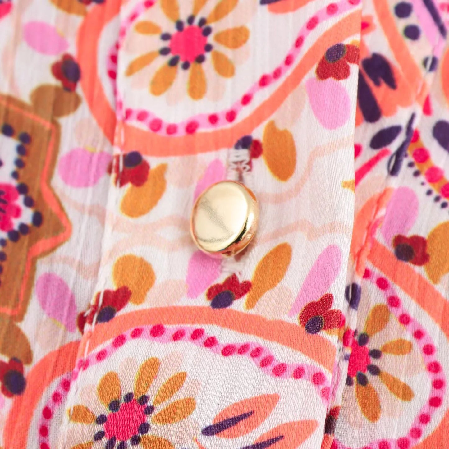 Maya Paisley Print Long Sleeve Maxi Shirt Dress – Chic Bohemian Day Dress