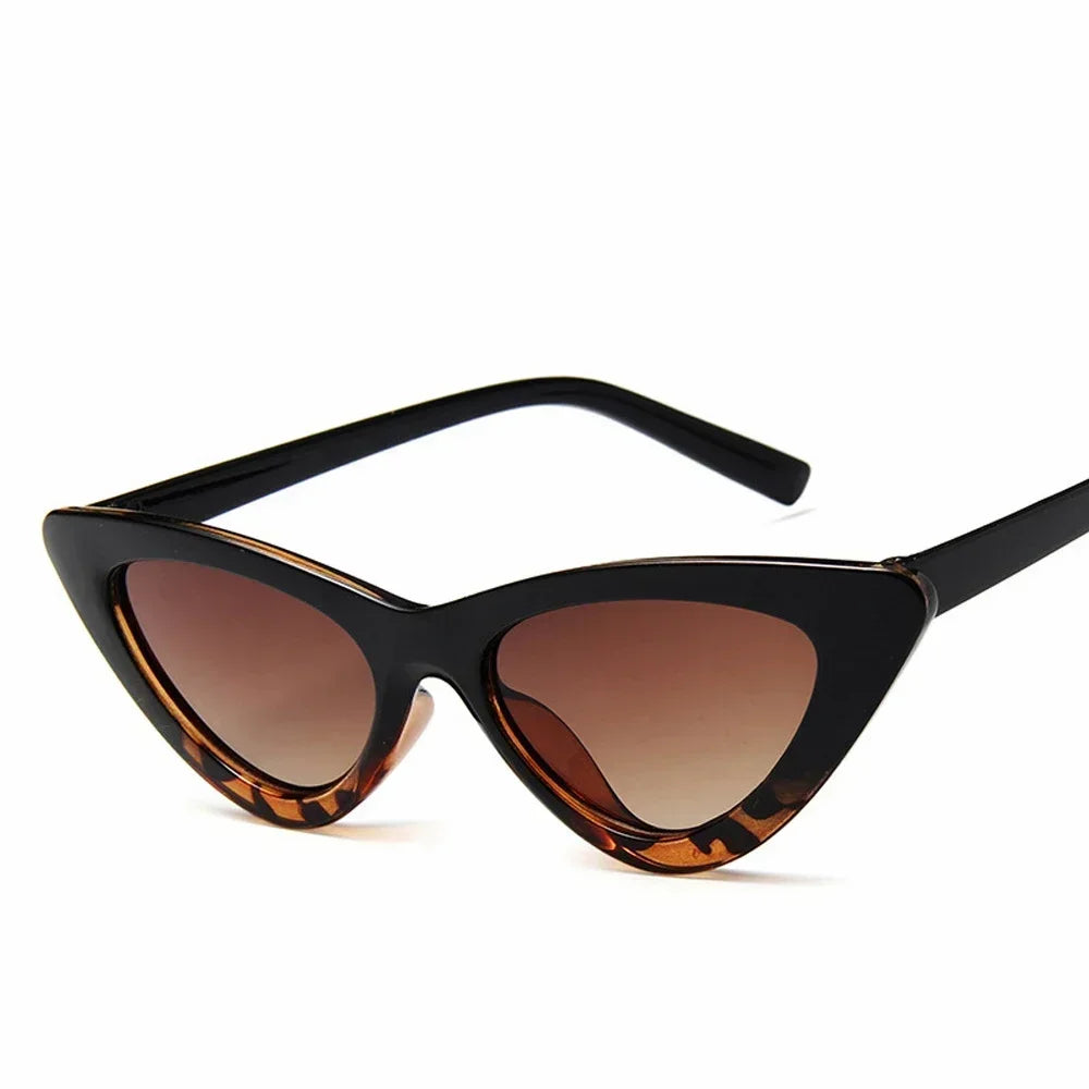 Selene Cat Eye Sunglasses – Vintage Slim Frame UV Eyewear for Women