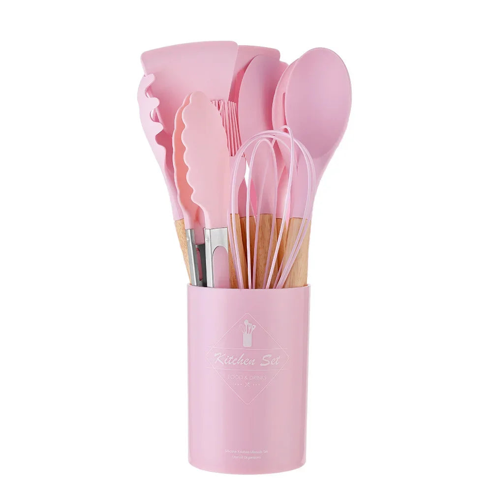 Silicone Kitchenware Utensils Set 12pcs