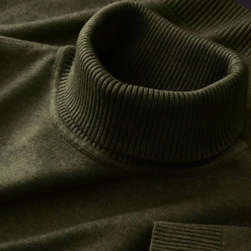 Men's Turtleneck Knitted Sweater