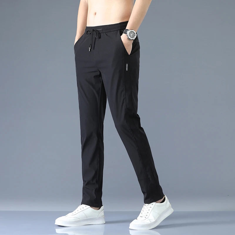 Mens stretch casual pants discount