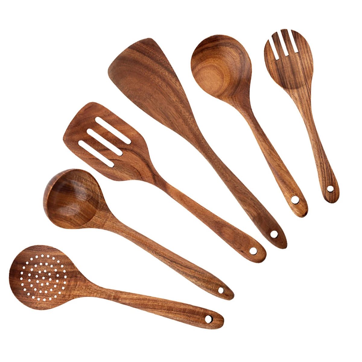 Rustic Wooden Utensil Set