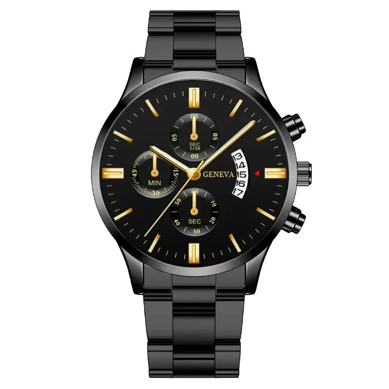 Men's Stainless Steel Chronograph Watch