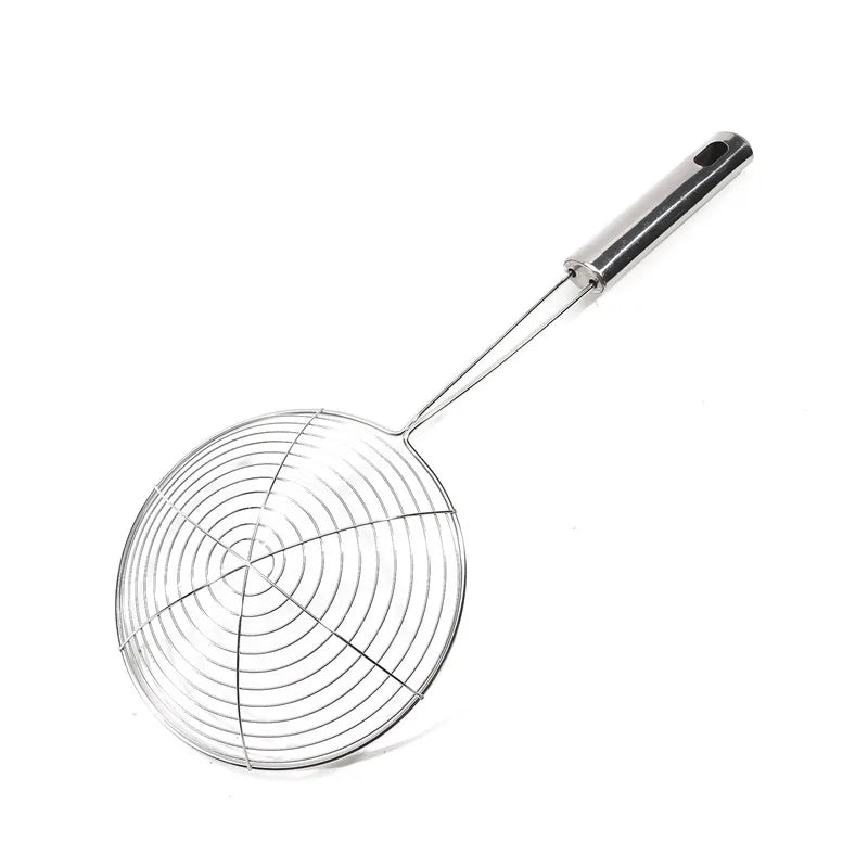 Stainless Steel Food Strainer Set – 1/3/5 Piece Frying and Cooking Skimmer Spoons