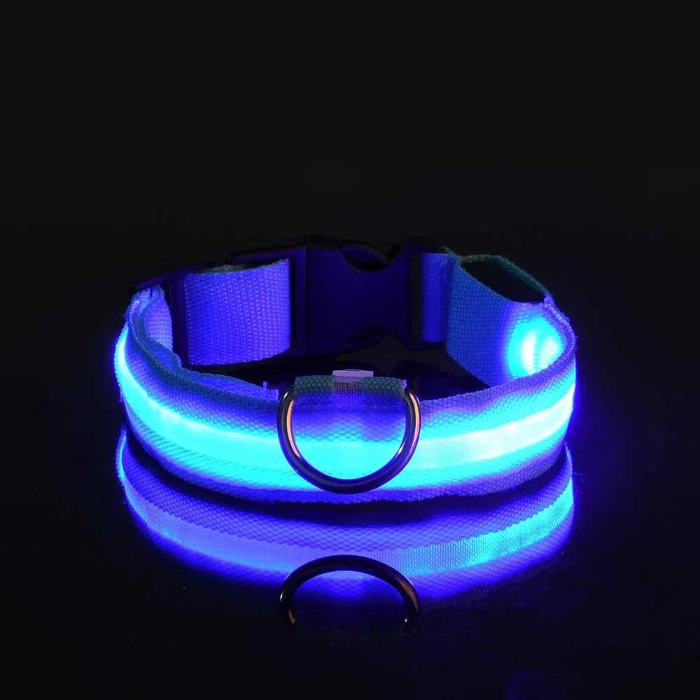 LED Glow-in-the-Dark Pet Collar