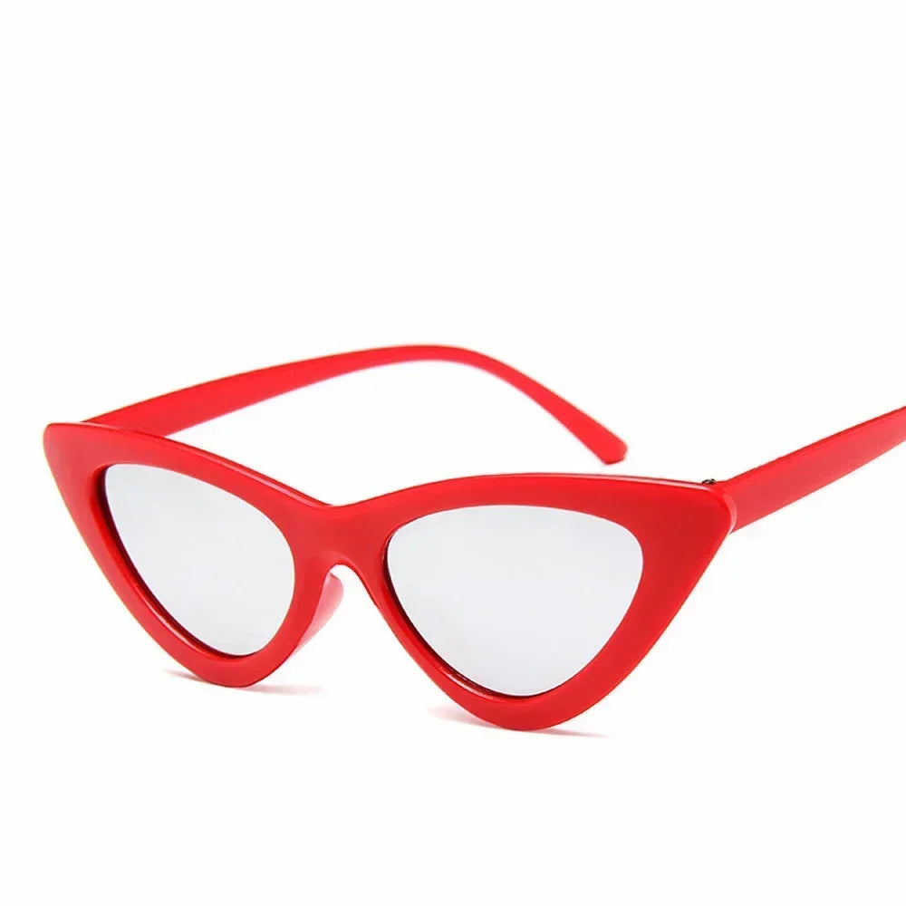 Selene Cat Eye Sunglasses – Vintage Slim Frame UV Eyewear for Women