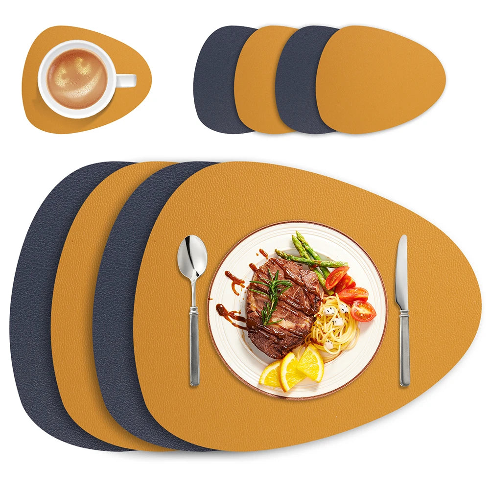 Modern Double Sided Silicone Placemats