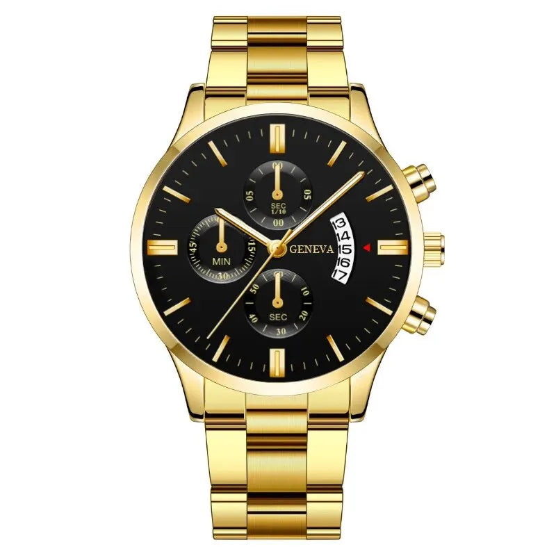 Men's Stainless Steel Chronograph Watch