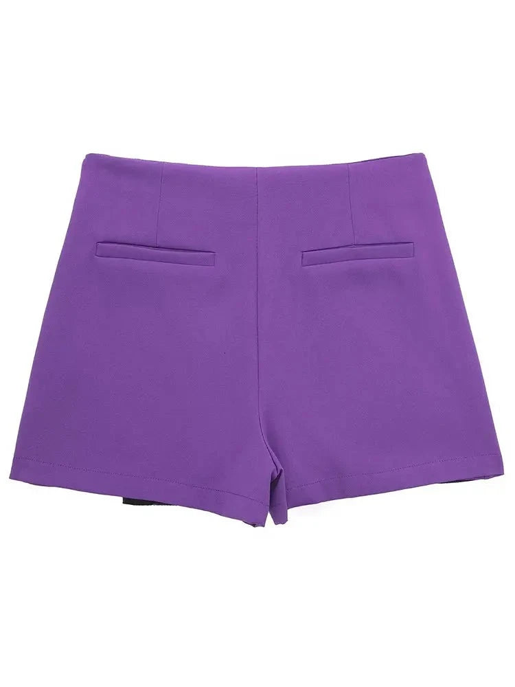 Vibrant A-Line Skort