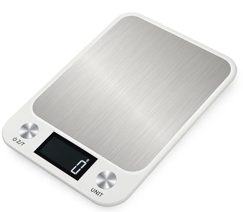 Waterproof Digital Kitchen Scale – Stainless Steel Food 5/10/15kg Weighing Scale with LCD Display & High Precision Sensors