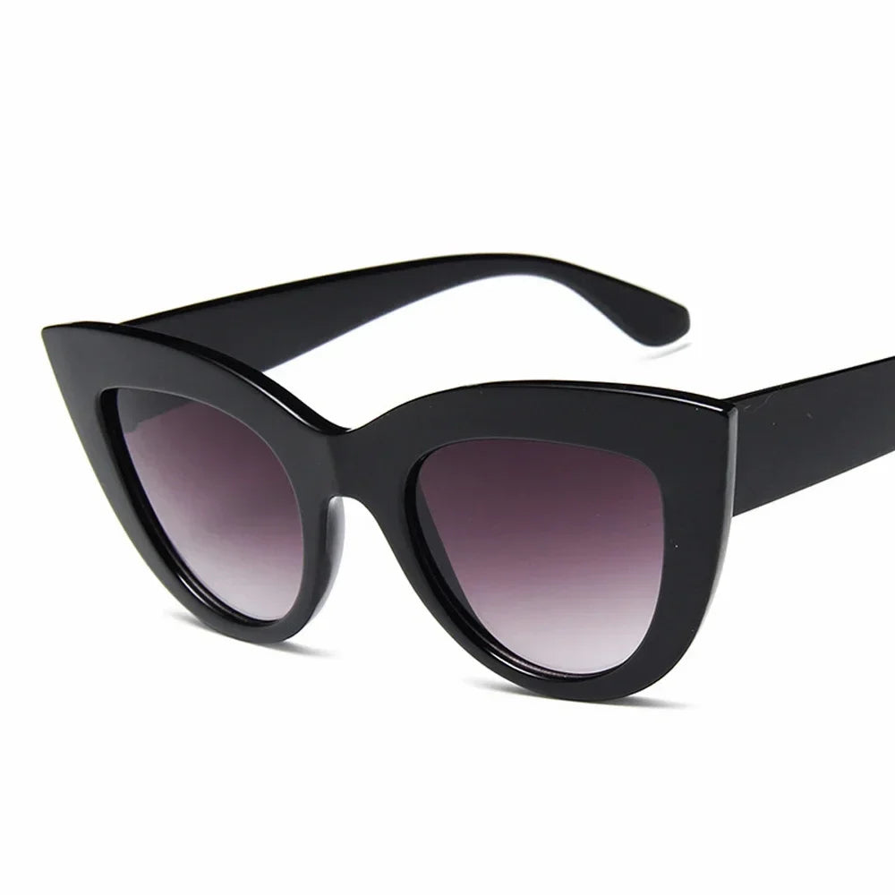 Aria Black Cat Eye Sunglasses – Bold Women’s UV Summer Eyewear