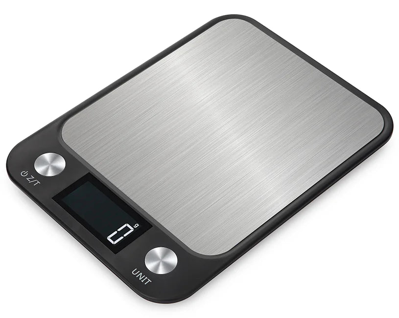 Waterproof Digital Kitchen Scale – Stainless Steel Food 5/10/15kg Weighing Scale with LCD Display & High Precision Sensors