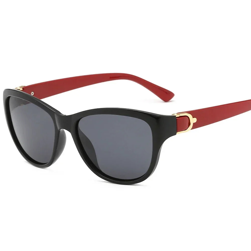 Serena Elegant Black Sunglasses – UV Protection Fashion Shades for Women