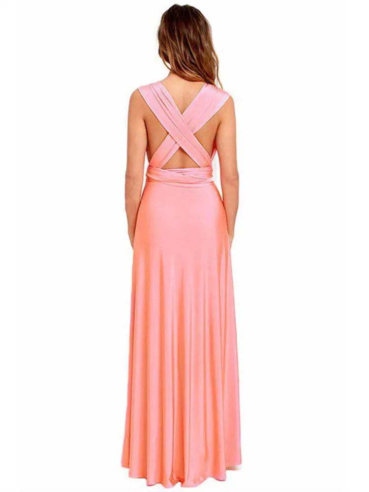 Marzella Multiway Maxi Dress – Tie Wrap Bridesmaid and Formal Occasion Gown in Multiple Colours