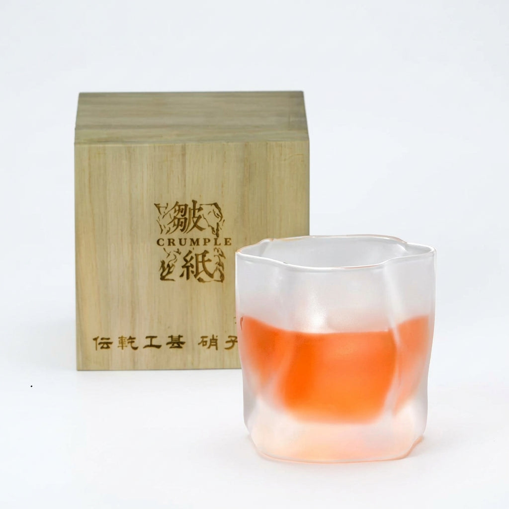 Virello Sculpted Whiskey Glass with Gift Box – Elegant Drinking Glass for Home Bar & Gifting