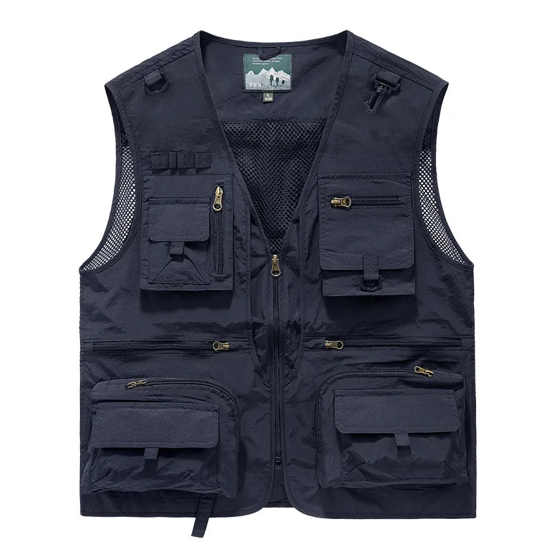 Men’s Tactical Vest – Multi-Pocket Outdoor Utility Gilet
