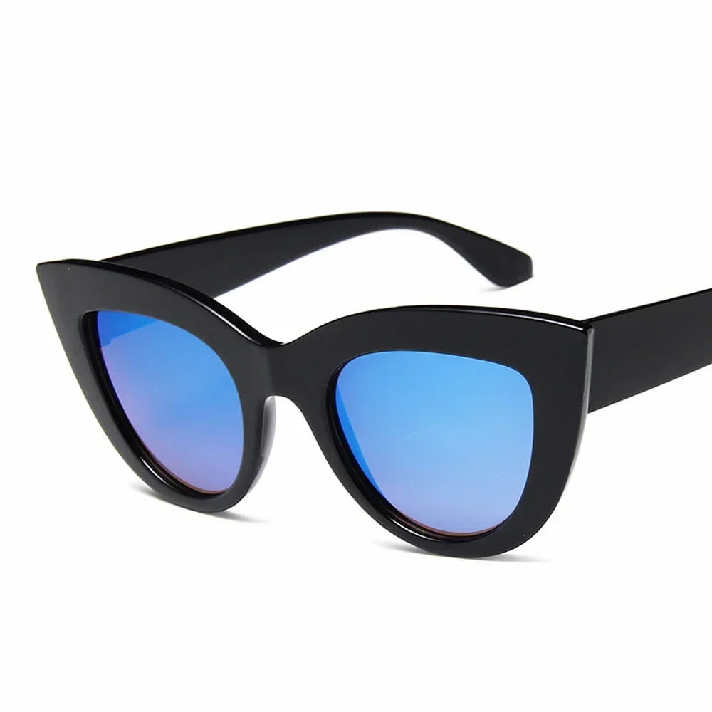 Aria Black Cat Eye Sunglasses – Bold Women’s UV Summer Eyewear