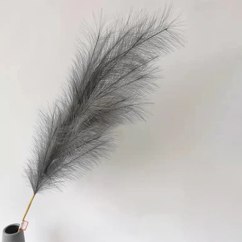 Boho Pampas Grass Bundle – 9 Piece Set of 100cm Fluffy Dried Stems for Home & Wedding Decor