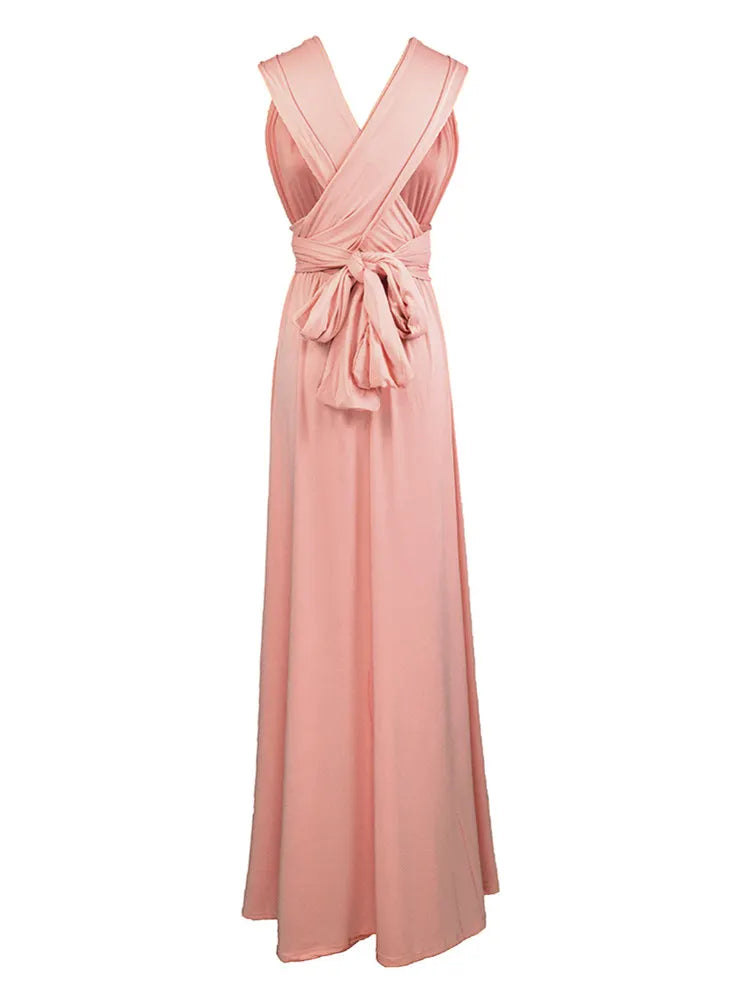 Marzella Multiway Maxi Dress – Tie Wrap Bridesmaid and Formal Occasion Gown in Multiple Colours