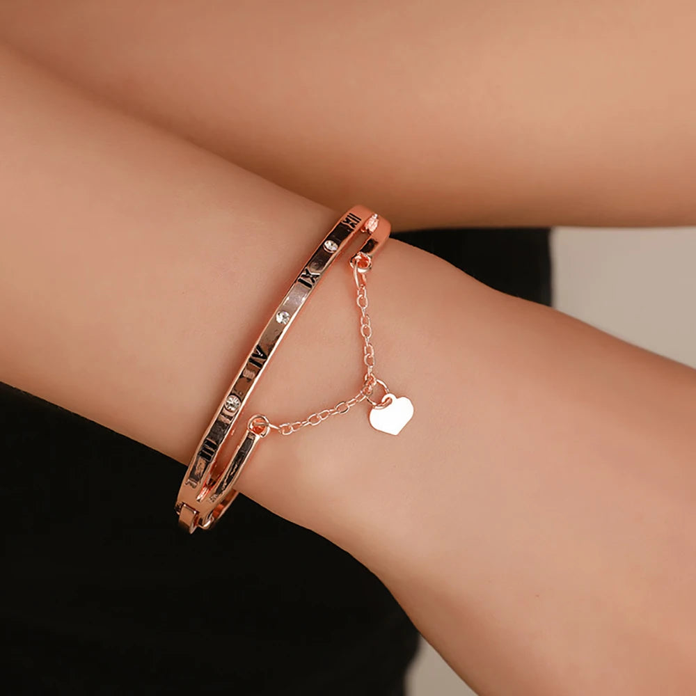 Heart Charm Bracelet