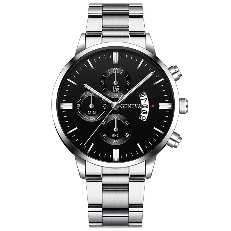 Men's Stainless Steel Chronograph Watch