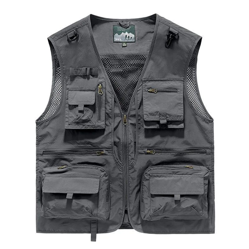 Men’s Tactical Vest – Multi-Pocket Outdoor Utility Gilet