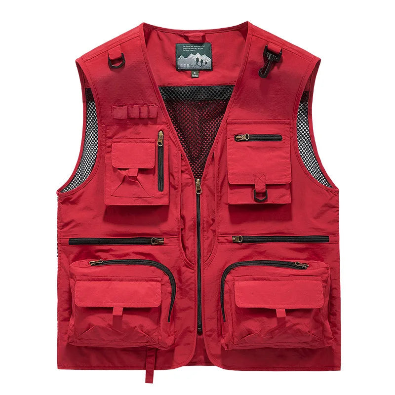 Men’s Tactical Vest – Multi-Pocket Outdoor Utility Gilet