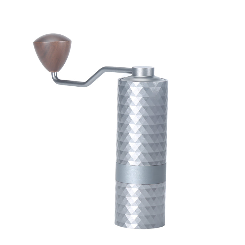 Manual Coffee Grinder with Stainless Steel Burr – Adjustable Hand Crank Grinder for Beans & Espresso