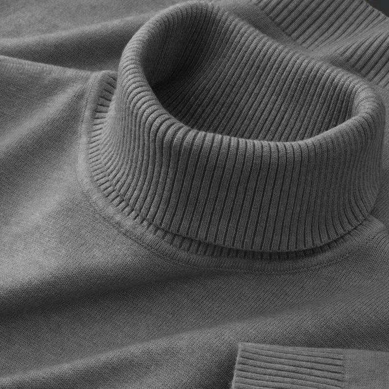 Men's Turtleneck Knitted Sweater