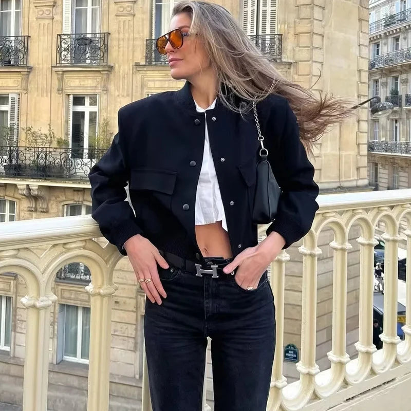 Cropped Utility Jacket