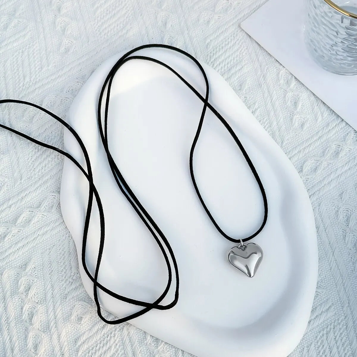 Boho Heart Pendant Choker