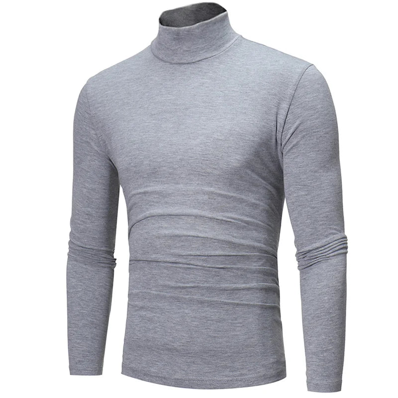 Men's Slim-Fit High-Neck Sweater