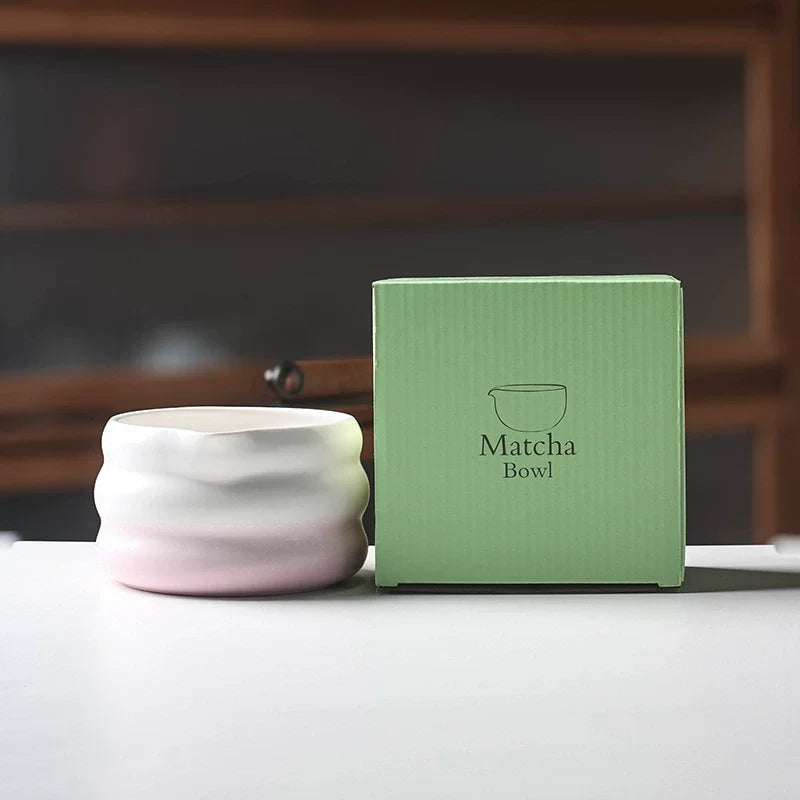 Traditional Matcha Tea Set – Japanese Ceremony Kit with Whisk, Bowl & Accessories | Available in Multiple Colours & Set Sizes