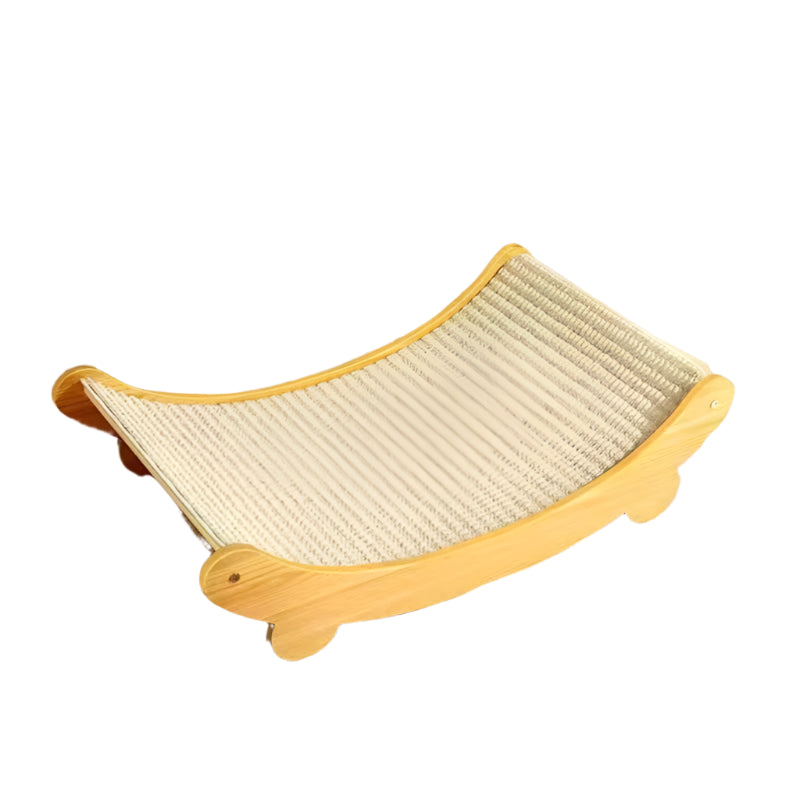 Wooden Cat Bed & Scratcher
