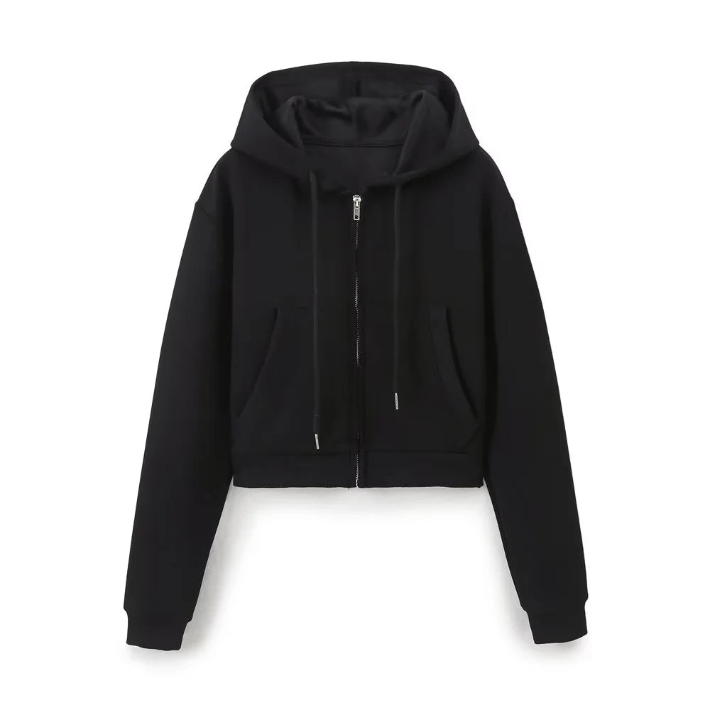 Cropped Hoodie & Flared Joggers Co-Ord Set