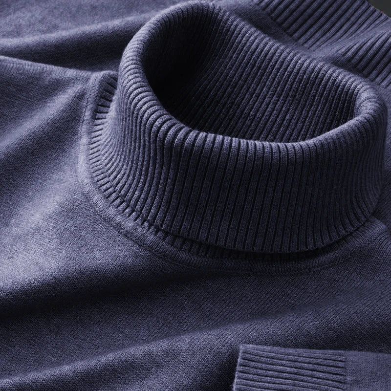Men's Turtleneck Knitted Sweater
