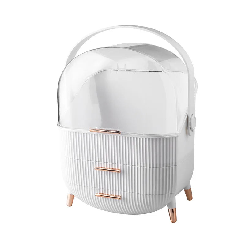 Luxury Cosmetic Organizer with Handle