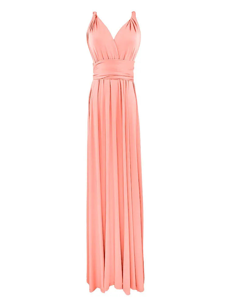 Marzella Multiway Maxi Dress – Tie Wrap Bridesmaid and Formal Occasion Gown in Multiple Colours