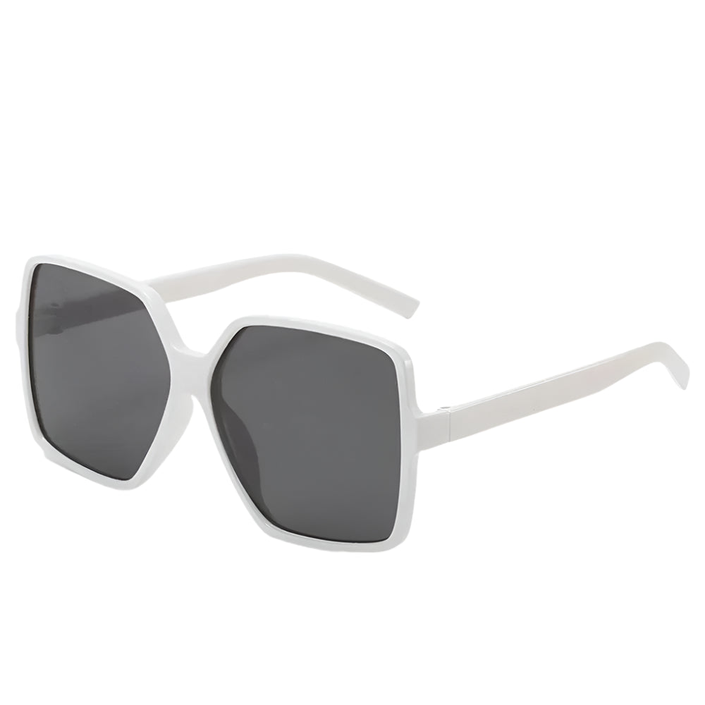Averra Oversized Black Square Sunglasses – UV Protection Fashion Shades for Women UK