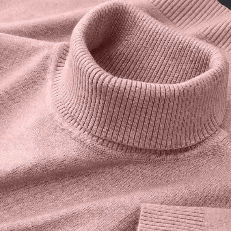 Men's Turtleneck Knitted Sweater