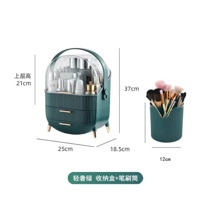 Luxury Cosmetic Organizer with Handle