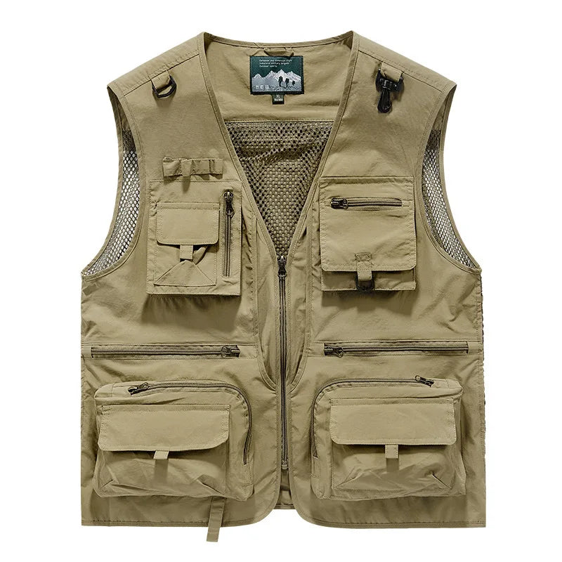 Men’s Tactical Vest – Multi-Pocket Outdoor Utility Gilet