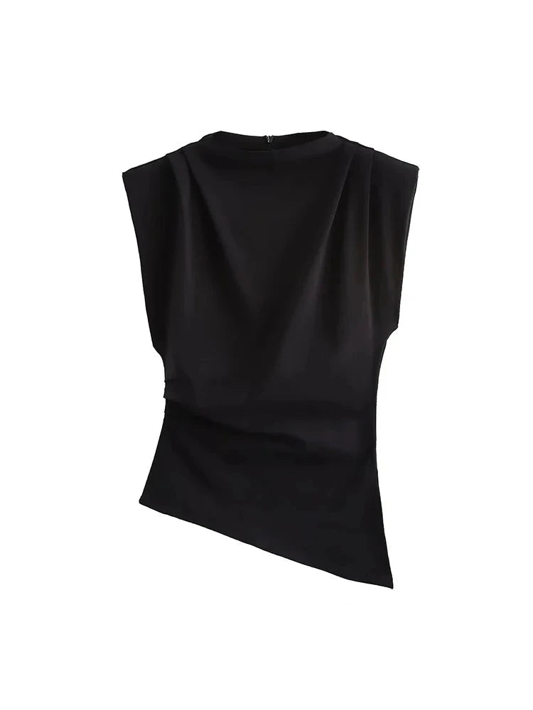 Asymmetrical Sleeveless Top