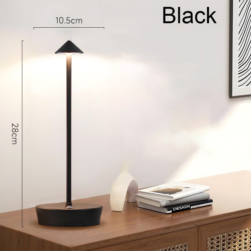 Cordless LED Table Lamp – Rechargeable Touch Light for Bedroom & Desk