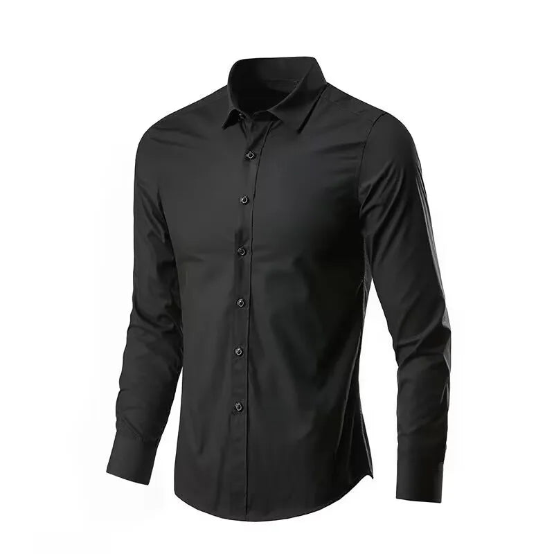 Men's Slim-Fit Long-Sleeve Shirt