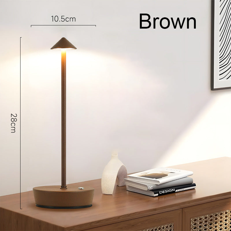 Cordless LED Table Lamp – Rechargeable Touch Light for Bedroom & Desk