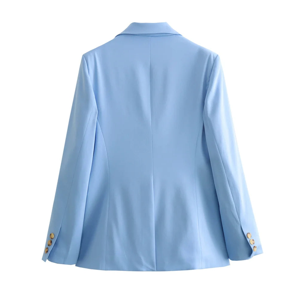 Azure Breeze Jacket & Shorts Co-Ord Set
