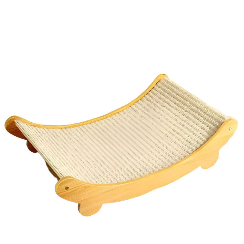 Wooden Cat Bed & Scratcher